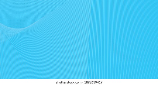 Blue abstract background. Futuristic technology lines stripes background with light effect