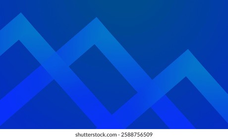 Blue abstract background geometric and layer element vector for presentation design. Suit for business, corporate, institution, party, festive, seminar, and talks.