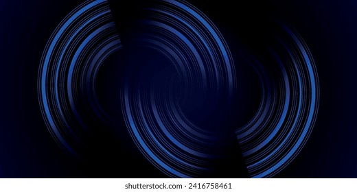 Blue abstract background with geometric lines. Vector illustration line pattern