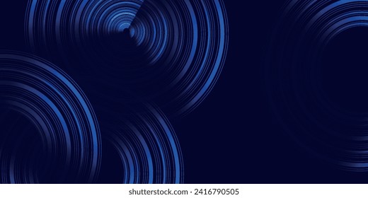 Blue abstract background with geometric lines. Vector illustration line pattern