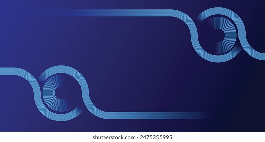 Blue abstract background. Geometric lines pattern. Modern shiny blue gradient lines. Futuristic technology graphic design. Suit for business, cover, header, wallpaper, corporate, website, flyer