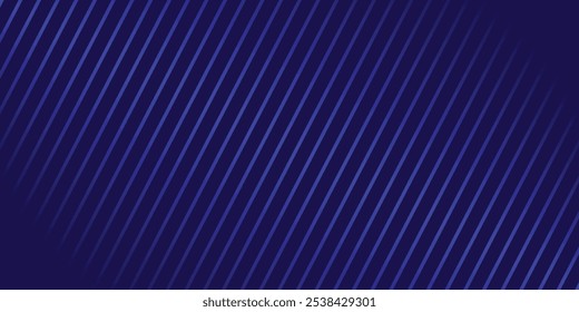 Blauer abstrakter Hintergrund. Geometrisches Linienmuster. Moderne glänzende blaue Farbverlauf-Linien. Futuristische Technologie Grafikdesign. Anzug für Business, Umschlag, Kopfzeile, Tapete