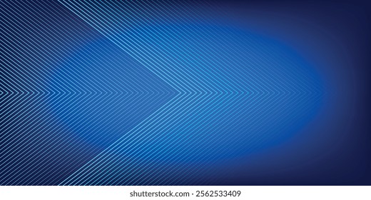 Blue abstract background. Geometric lines pattern. Modern shiny blue gradient lines. Futuristic technology graphic design. Suit for business, cover, header, wallpaper, corporate, website