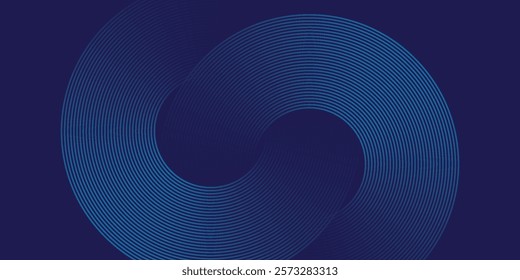 Blue abstract background. Geometric lines pattern. Modern shiny blue gradient lines. Futuristic technology graphic design. Suit for business, cover, header