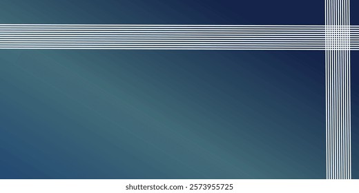 Blue abstract background. Geometric lines pattern. Modern shiny blue gradient lines