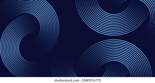 Blue abstract background. Geometric lines pattern. Modern shiny blue gradient lines.