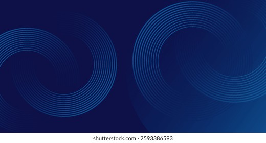 Blue abstract background. Geometric lines pattern. Modern shiny blue gradient lines. Futuristic technology graphic design