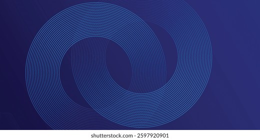 Blue abstract background. Geometric lines pattern. Modern shiny blue gradient lines. Futuristic technology graphic design concept. Suit for business, cover, header, wallpaper, corporate, website