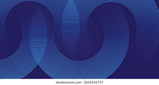Blue abstract background. Geometric lines pattern. Modern shiny blue gradient lines. Futuristic technology graphic design. Suit for business, cover, header, wallpaper, corporate, website, flyer