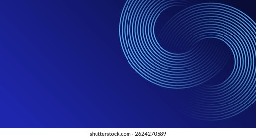Blue abstract background. Geometric lines pattern. Modern shiny blue gradient lines. Futuristic technology graphic design. Suit for business, cover, header, wallpaper, corporate