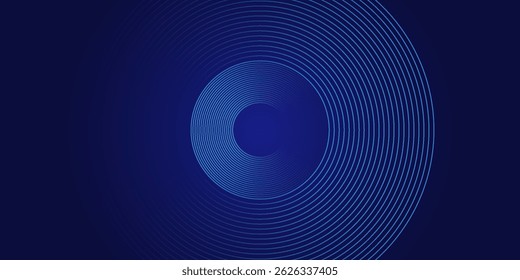 Blue abstract background. Geometric lines pattern. Modern shiny blue gradient lines. Futuristic technology graphic design. Suit for business, cover, header, wallpaper, corporate, website, flyer