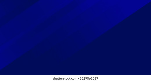 Blue abstract background. Geometric lines pattern. Modern shiny blue gradient lines. Futuristic technology graphic design. Suit for business, cover, header, wallpaper	