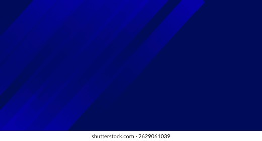 Blue abstract background. Geometric lines pattern. Modern shiny blue gradient lines. Futuristic technology graphic design. Suit for business, cover, header, wallpaper	