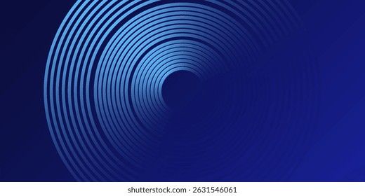 Blue abstract background. Geometric lines pattern. Modern shiny blue gradient lines. Futuristic technology graphic design. Suit for business, cover, header, wallpaper, corporate, website modern