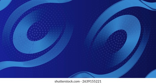Blue abstract background. Geometric lines pattern. Modern shiny blue gradient lines. Futuristic technology graphic design. vector eps 10