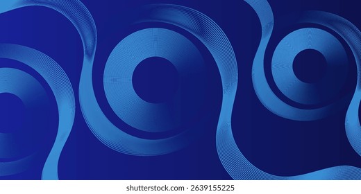 Blue abstract background. Geometric lines pattern. Modern shiny blue gradient lines. Futuristic technology graphic design. Suit for business, cover, header, wallpaper, corporate, website, flyer