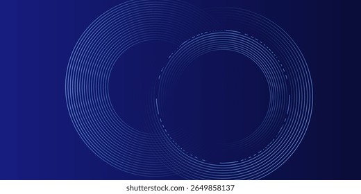 Fundo abstrato azul. Padrão de linhas geométricas. Modernas linhas de gradiente azul brilhante. Design gráfico de tecnologia futurista. Terno para negócios, capa, cabeçalho, papel de parede, corporativo, site, folheto
