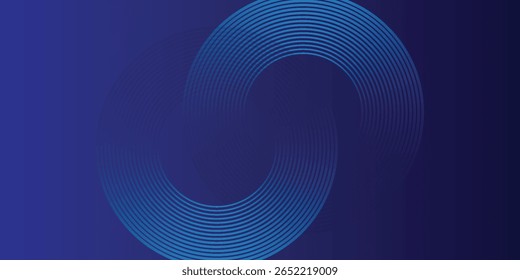 Fundo abstrato azul. Padrão de linhas geométricas. Modernas linhas de gradiente azul brilhante. Design gráfico de tecnologia futurista. Terno para negócios, moderno