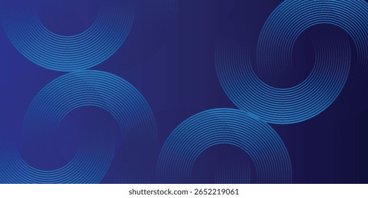 Fondo abstracto azul. Patrón de líneas geométricas. Líneas degradadas azules brillantes modernas. Diseño gráfico de tecnología futurista. Traje para los negocios, moderno