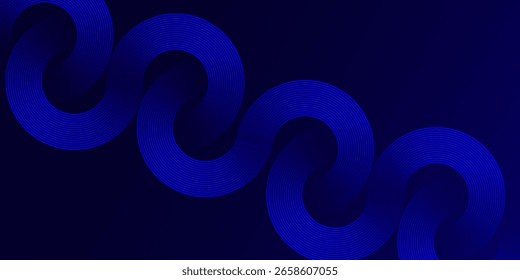 Blue abstract background. Geometric lines pattern. Modern shiny blue gradient lines. Futuristic technology graphic design. Suit for business, cover, header, wallpaper, corporate, website, flyer