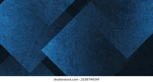 Blue abstract background with geometric shapes. Texture of a blue stone wall.
