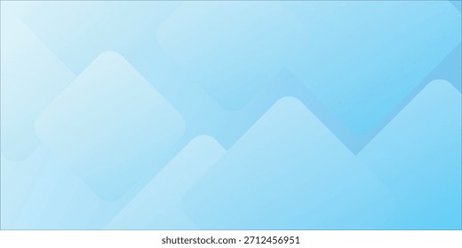 Blue Abstract Background With Geometric Shapes For Modern Digital Design And Calm Visuals eps10