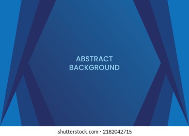 Blue abstract background geometric vector