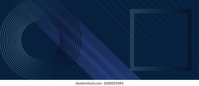 Blue abstract background geometry shine and layer element vector for presentation design. Suit for business, corporate, institution, party, festive, seminar, and talks
