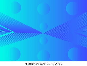 Blue Abstract Background with Glowing Arrow Lines and Futuristic Design, A sleek blue abstract background featuring glowing arrow lines and shiny geometric patterns.