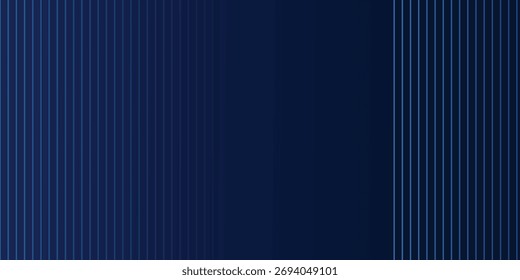 Blue abstract background with glowing arrow lines. Modern shiny blue geometric lines design. Technology futuristic  modern