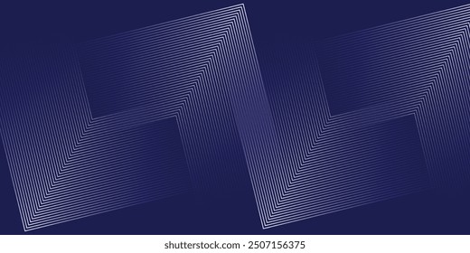 Blue abstract background with glowing circles. Swirl circular lines pattern. Geometric spiral. Twirl element. Modern graphic design. Futuristic technology concept.
