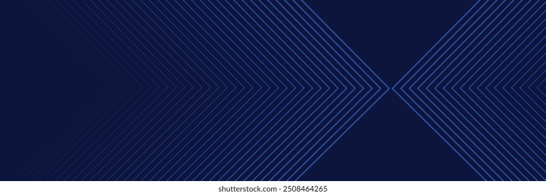 Blue abstract background with glowing circles. Swirl circular lines pattern. Geometric spiral. Twirl element. Modern graphic design. Futuristic technology concept.