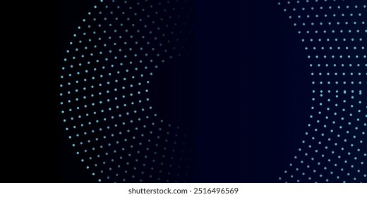 Blue abstract background with glowing circles. Swirl circular lines pattern. Geometric spiral. Twirl element. Modern graphic design. Futuristic technology