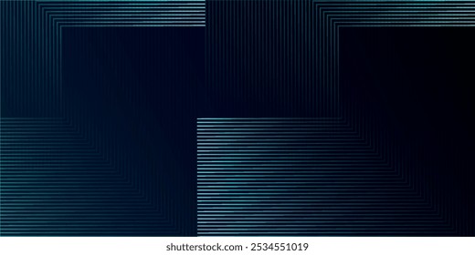 Blue abstract background with glowing circles. Swirl circular lines pattern. Geometric spiral. Twirl element. Modern graphic design. Futuristic technology concept.