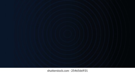 Blue abstract background with glowing circles. Circular swirling line pattern. Geometric spiral. Twirl elements. eps 10