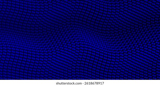 Blue abstract background with glowing circles. Swirl circular lines pattern. Geometric spiral. Twirl element. Modern graphic design. Futuristic technology concept.