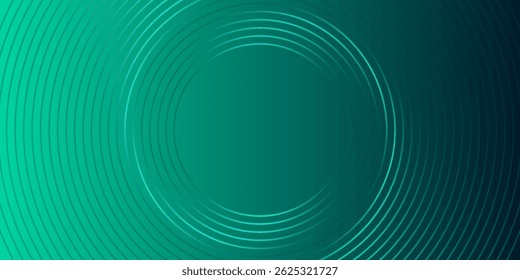 Fondo abstracto azul con círculos brillantes. Patrón de líneas circulares. Espiral geométrica. Elemento giratorio. Diseño gráfico moderno. Concepto de tecnología futurista.