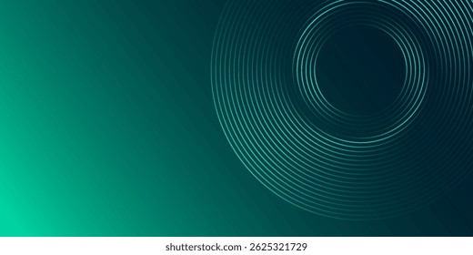 Blue abstract background with glowing circles. Swirl circular lines pattern. Geometric spiral. Twirl element. Modern graphic design. Futuristic technology concept.
