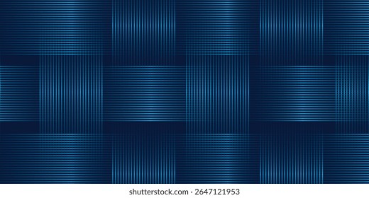 Blue abstract background with glowing circles. Swirl circular lines pattern. Geometric spiral. Twirl element. Modern graphic design. Futuristic technology concept. Vector illustration. eps 10