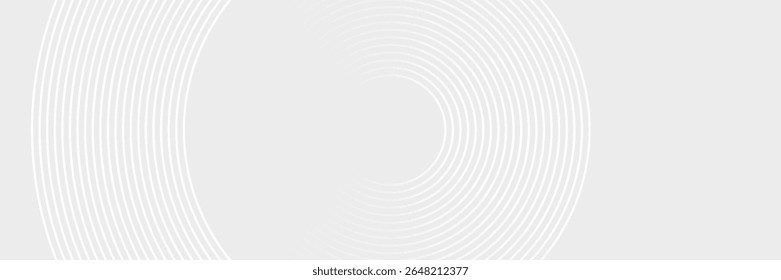 Fundo abstrato azul com círculos brilhantes. Padrão de linhas circulares giratórias. Espiral geométrica. Elemento de giro. Design gráfico moderno	
