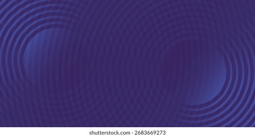 Blue abstract background with glowing circles. Swirl circular lines pattern. Geometric spiral. Twirl element. Modern graphic design. Futuristic technology concept. Vector illustration
