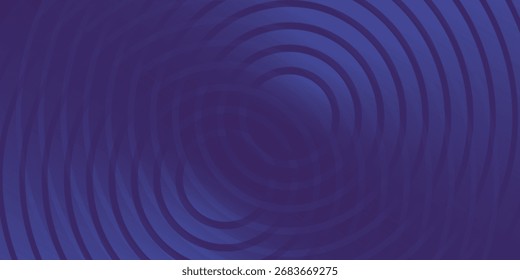 Fondo abstracto azul con círculos brillantes. Patrón de líneas circulares. Espiral geométrica. Elemento giratorio. Diseño gráfico moderno. Concepto de tecnología futurista. Ilustración vectorial