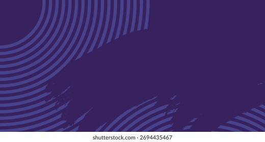 Fondo abstracto azul con círculos brillantes. Patrón de líneas circulares. Espiral geométrica. Elemento giratorio. Diseño gráfico moderno. Concepto de tecnología futurista. Ilustración vectorial