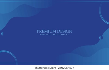 Blue abstract background with blue glowing diagonal rounded lines. Modern shiny geometric lines pattern. Suit for poster, banner, brochure, corporate, presentation, website, flyer. Vector illustration