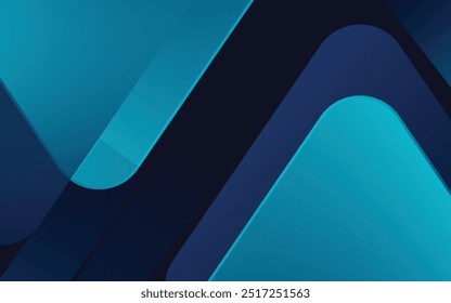 Fundo abstrato azul com linhas diagonais brilhantes azuis. Moderno brilhante padrão de linhas geométricas.