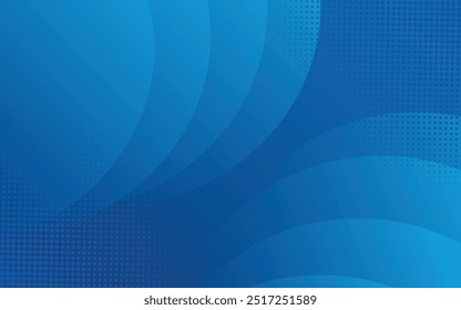 Fondo abstracto azul con líneas de onda diagonales brillantes azules. Modelo geométrico brillante moderno de las líneas.