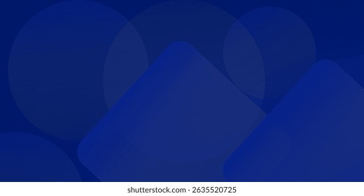 Plano de fundo abstrato azul com linhas arredondadas diagonais brilhantes azuis. Design geométrico azul simples moderno. Formas mínimas. Moderno brilhante padrão de linhas geométricas.