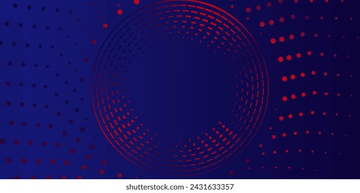 Blue abstract background with blue glowing geometric lines. Modern shiny blue oval lines pattern. Curved lines. Futuristic technology concept. 