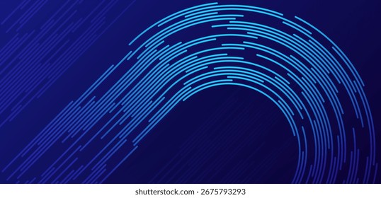 Fondo abstracto azul con