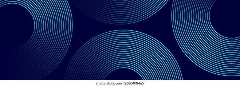 blue abstract background with glowing geometric lines. Modern shiny red gradient diagonal rounded lines pattern. Futuristic technology concept. Suit for poster, cover, banner, presentation	